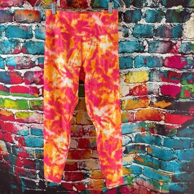 NWT Wildfox Sweat Tie Dye Athletic Workout Leggings Size Large